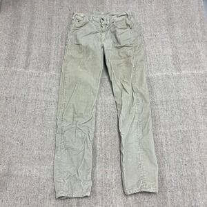 Vintage Lee Letterman Corduroy Pant Mens 28x30 Beige 1960s